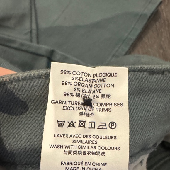 Frank and Oak Jane Straight-Leg Green Pants - Picture 5 of 5